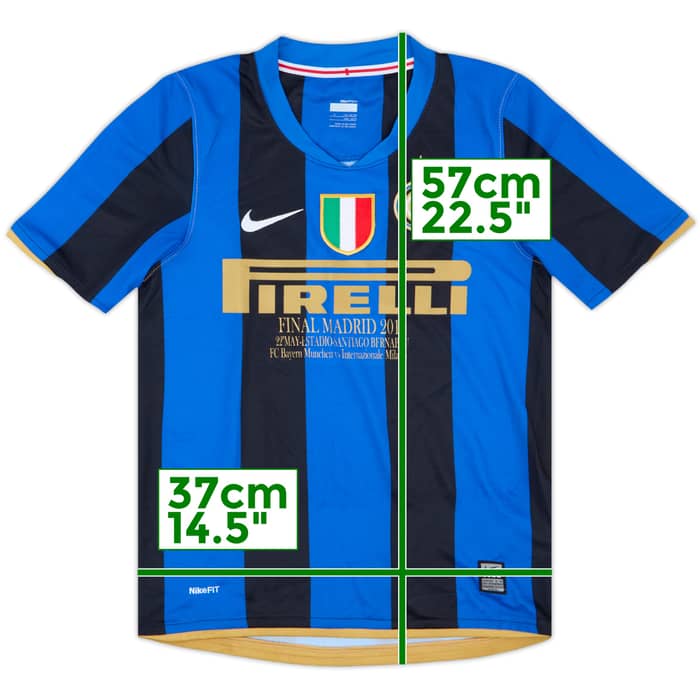 2010-11 Inter Milan Home Shirt - 10/10 - (M.Boys)