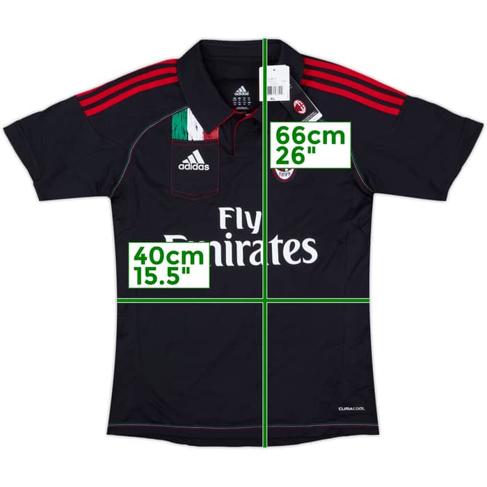 2012-13 AC Milan Third Shirt (XL.Boys)