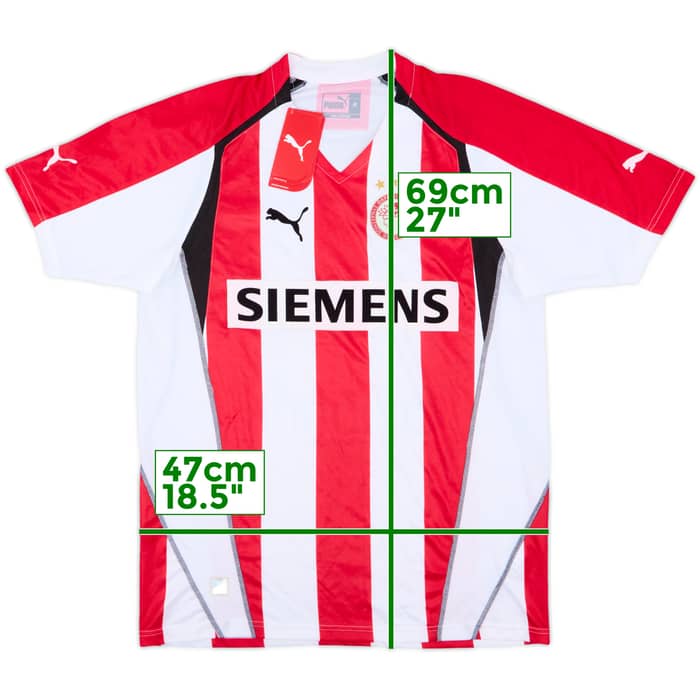 2005-06 Olympiakos Home Shirt (M)