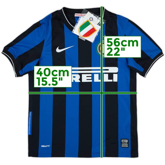 2009-10 Inter Milan Home Shirt (S.Boys)