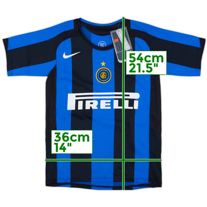 2005-06 Inter Milan Home Shirt (S.Boys)