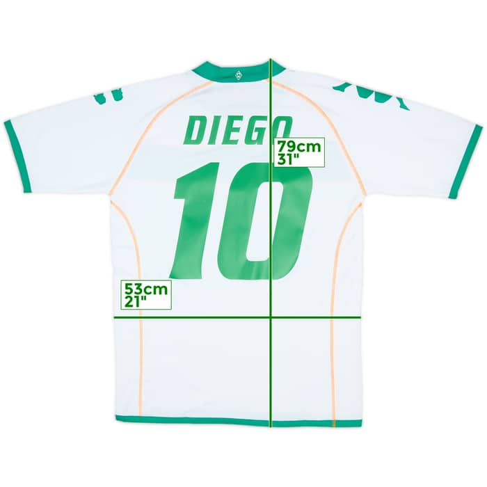 2008-09 Werder Bremen Home Shirt Diego #10 (XL)