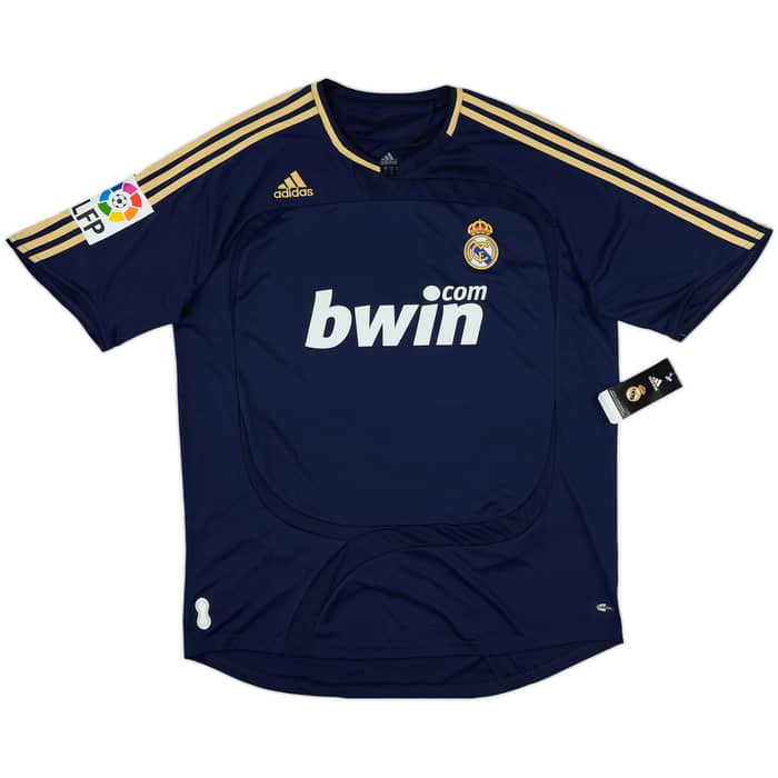 2007-08 Real Madrid Away Shirt Sergio Ramos #4 (XL)