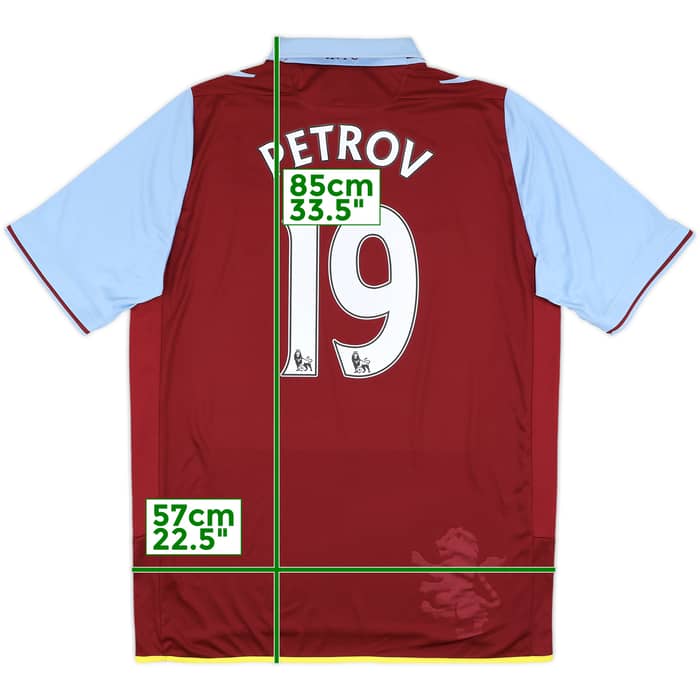 2012-13 Aston Villa Home Shirt Petrov #19 (L)