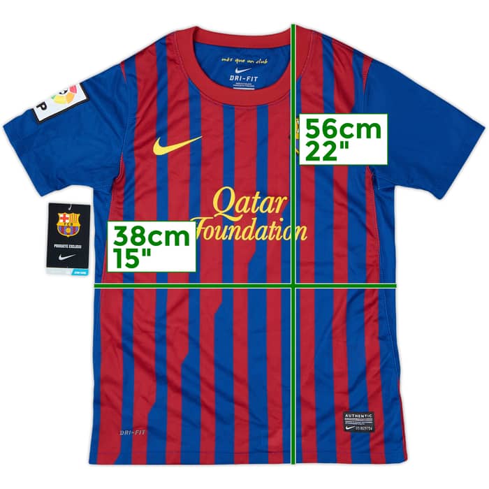 2011-12 Barcelona Home Shirt (S.Boys)
