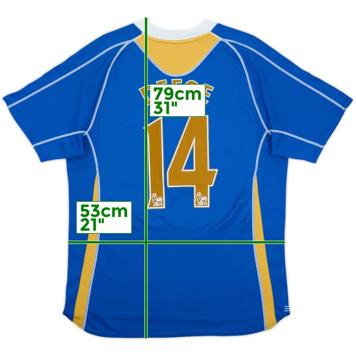 2007-08 Portsmouth Home Shirt Defoe #14 - 9/10 - (L)