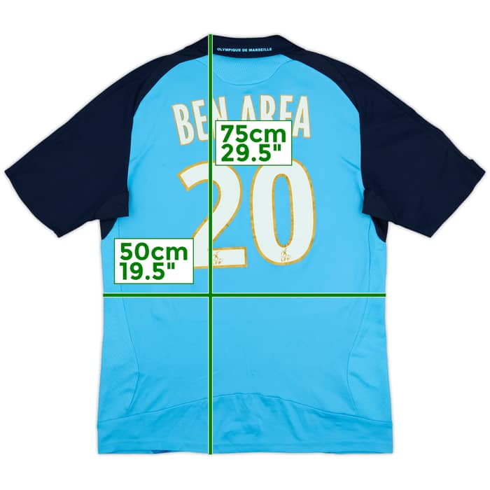 2008-09 Olympique Marseille Away Shirt Ben Arfa #20 - 7/10 - (M)