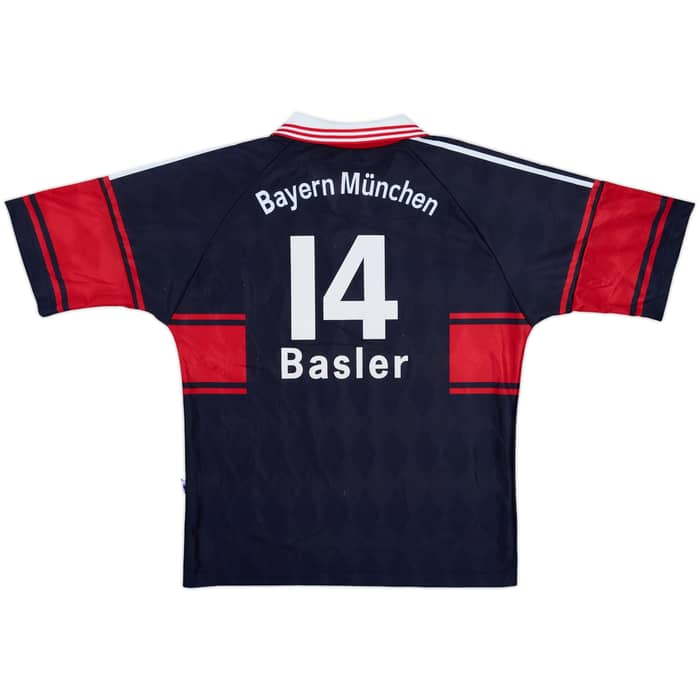 1997-99 Bayern Munich Home Shirt Basler #14 - 8/10 - (L)
