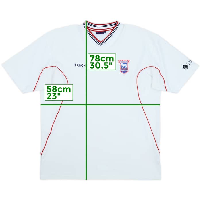 2000-01 Ipswich Punch Training Shirt - 8/10 - (XL)