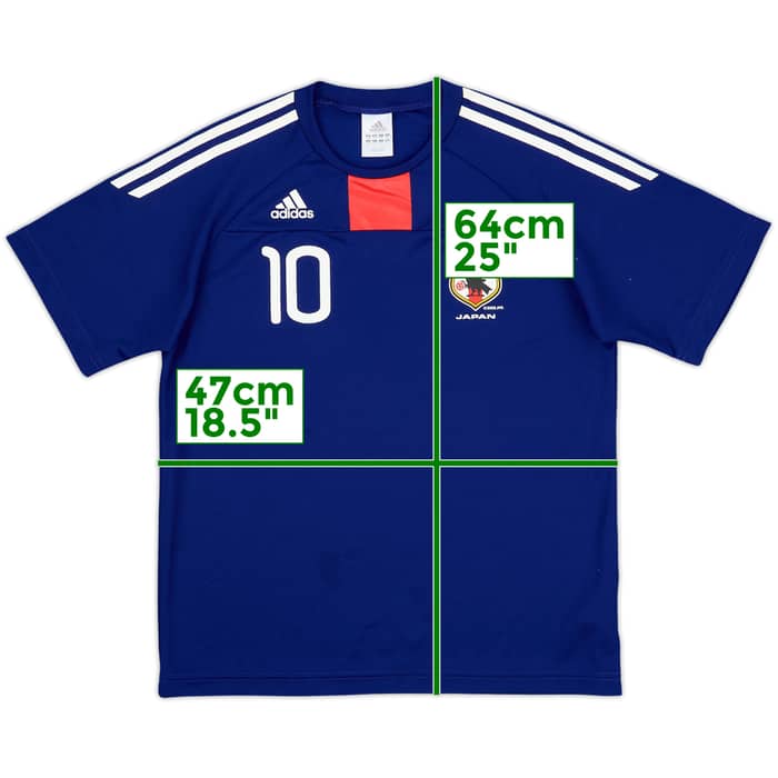 2010-12 Japan Basic Home Shirt #10 - 8/10 - (L.Boys)