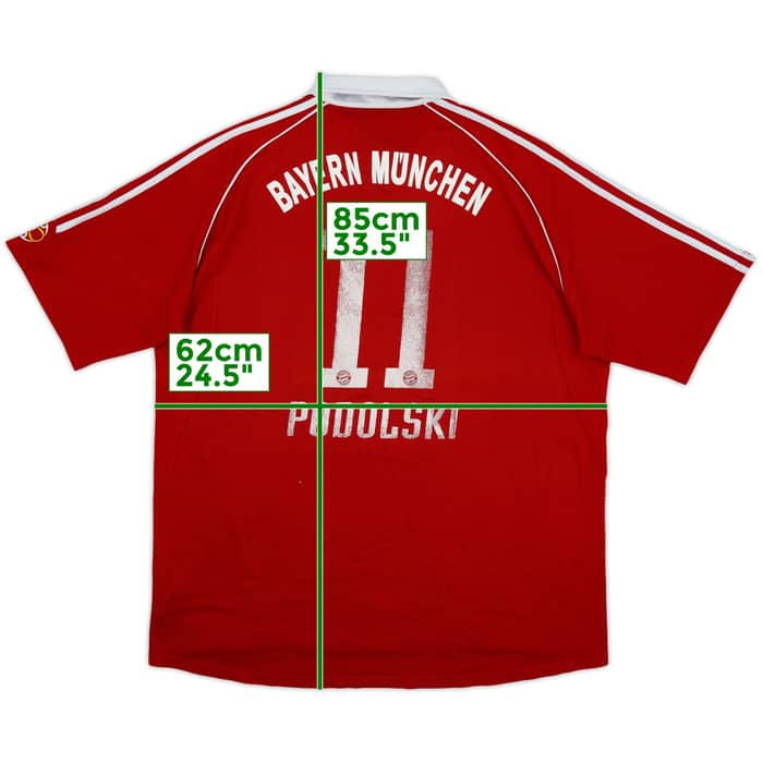 2006-07 Bayern Munich Home Shirt Podolski #11 - 3/10 - (XXL)