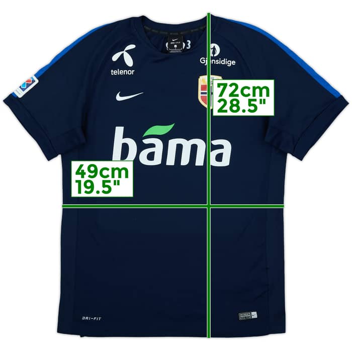 2016-18 Norway Nike Training Shirt - 8/10 - (L)