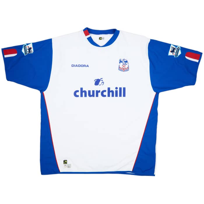 2004-05 Crystal Palace Away Shirt AJ #4 England - 5/10 - (XXL)