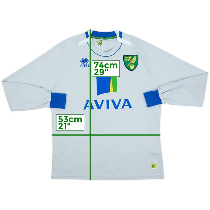 2014-15 Norwich GK Shirt #1 - 8/10 - (XXL)