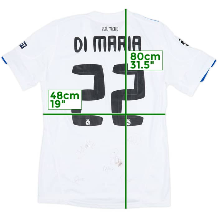 2010-11 Real Madrid Home Shirt Di Maria #22 - 3/10 - (M)