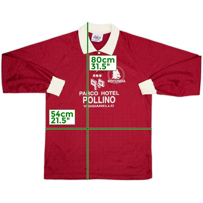 1990s Rotonda Away L/S Shirt #9 - 7/10 - (L)