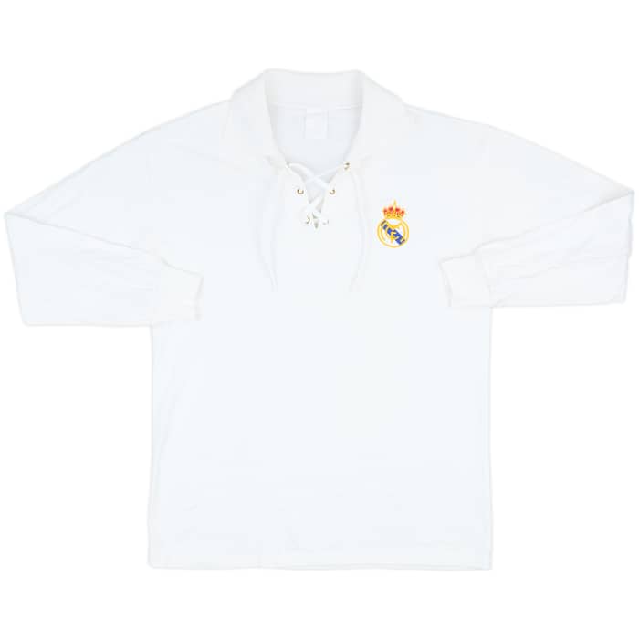 2001-02 Real Madrid adidas Heritage L/S Shirt - 8/10 - (M)