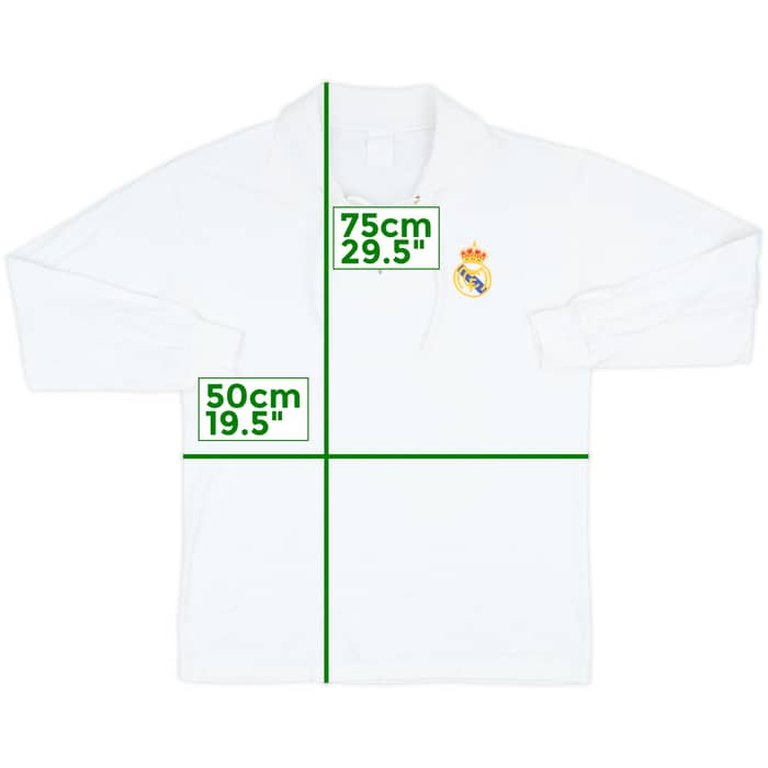 2001-02 Real Madrid adidas Heritage L/S Shirt - 8/10 - (M)