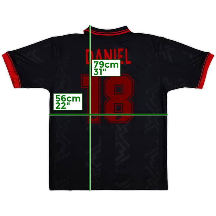 1996-97 AC Milan Third Shirt Daniel #18 - 8/10 - (XL)