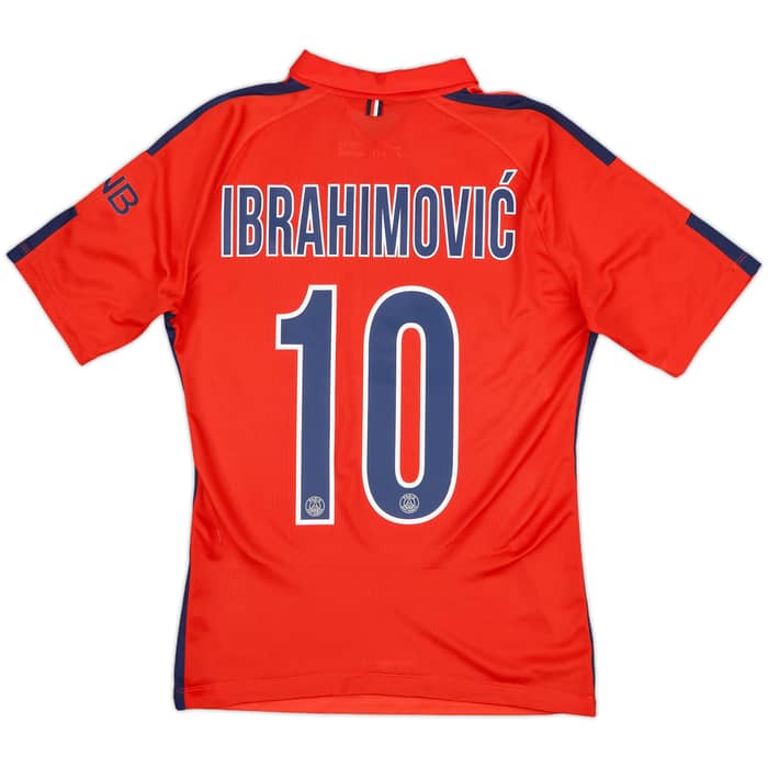 2014-15 Paris Saint-Germain Authentic Third Shirt Ibrahimovic #10 - 8/10 - (S)