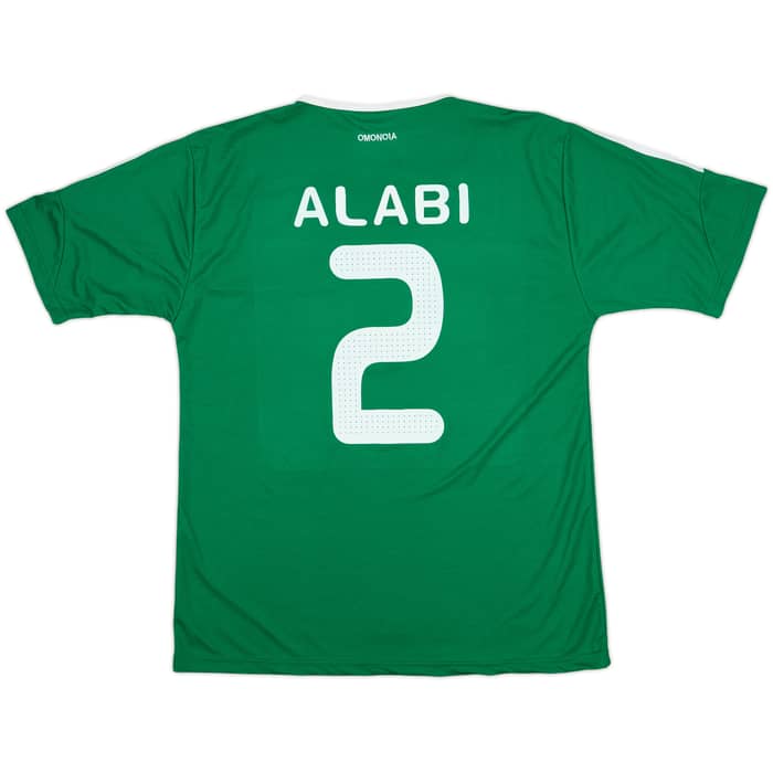 2010-11 Omonia Nicosia Home Shirt Alabi #2 - 5/10 - (L)
