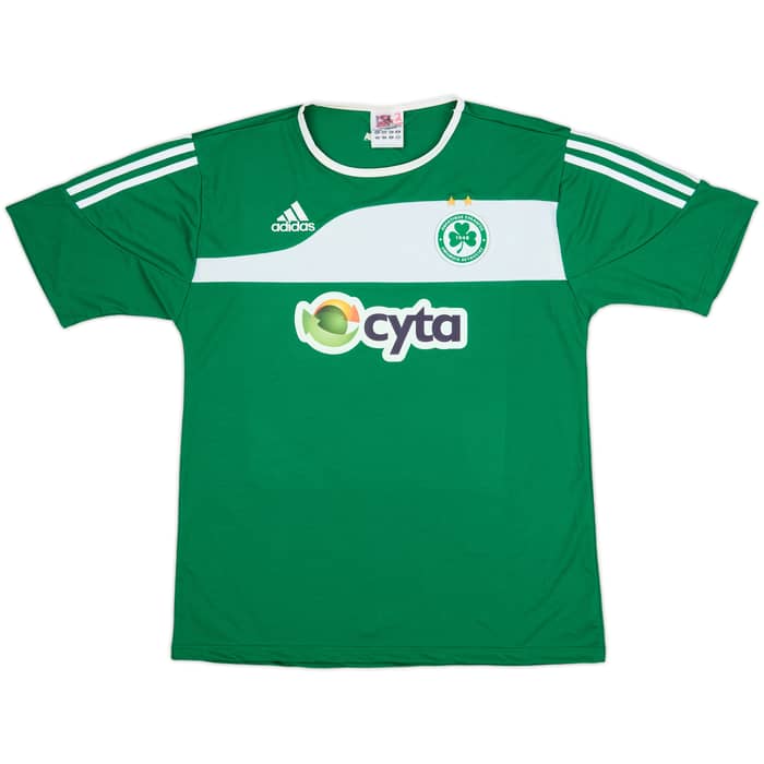 2010-11 Omonia Nicosia Home Shirt Alabi #2 - 5/10 - (L)