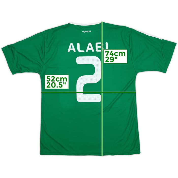 2010-11 Omonia Nicosia Home Shirt Alabi #2 - 5/10 - (L)