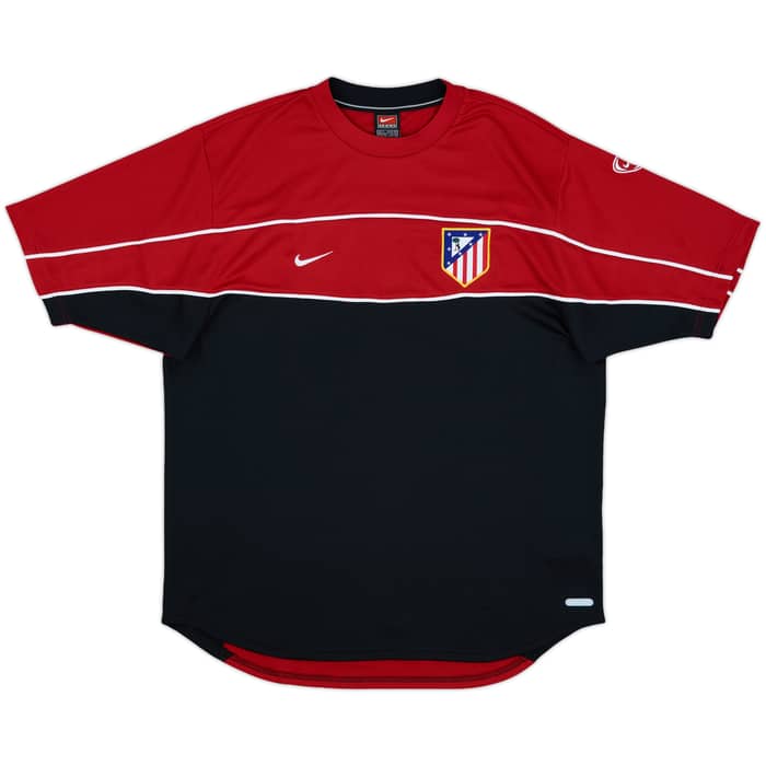 2001-02 Atletico Madrid Nike Training Shirt - 9/10 - (L)
