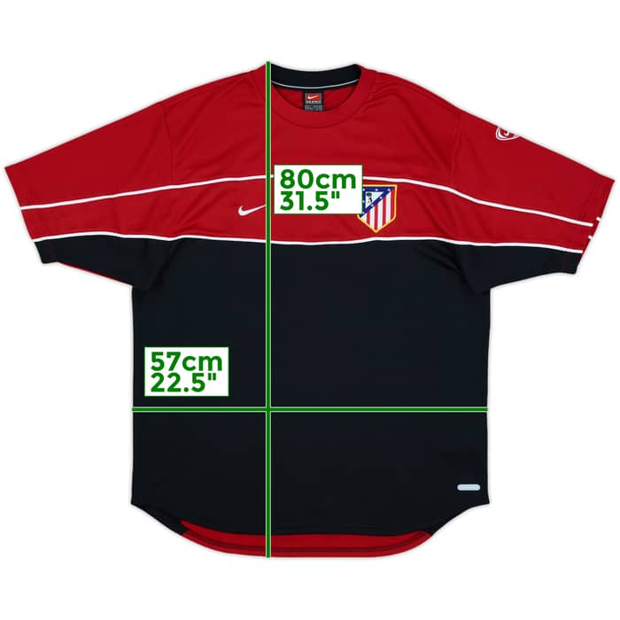 2001-02 Atletico Madrid Nike Training Shirt - 9/10 - (L)