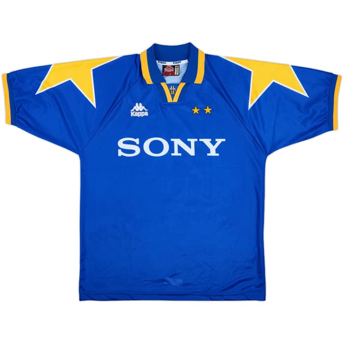 1995-96 Juventus Away Shirt Vialli #9 - 9/10 - (XL)