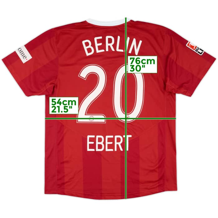 2007-08 Hertha Berlin Match Issue Away Shirt Ebert #20