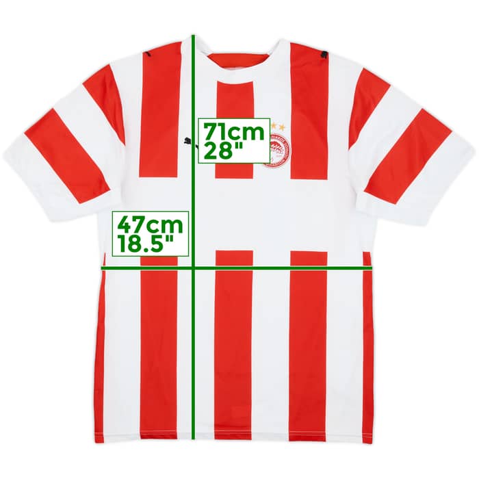 2006-07 Olympiakos Home Shirt - 8/10 - (M)