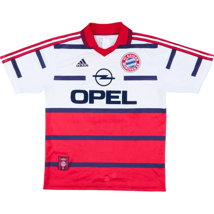 1998-00 Bayern Munich Away Shirt Jancker #19 - 9/10 - (XL.Boys)