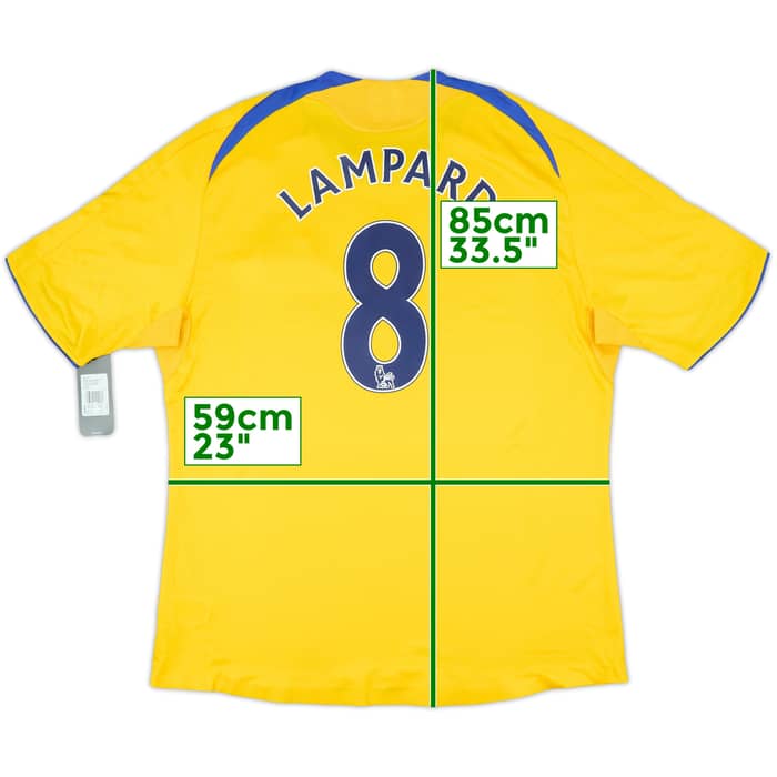 2008-09 Chelsea Player Issue Third Shirt Lampard #8 (XXL)