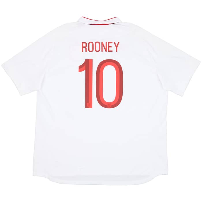 2012-13 England Home Shirt Rooney #10 (3XL)
