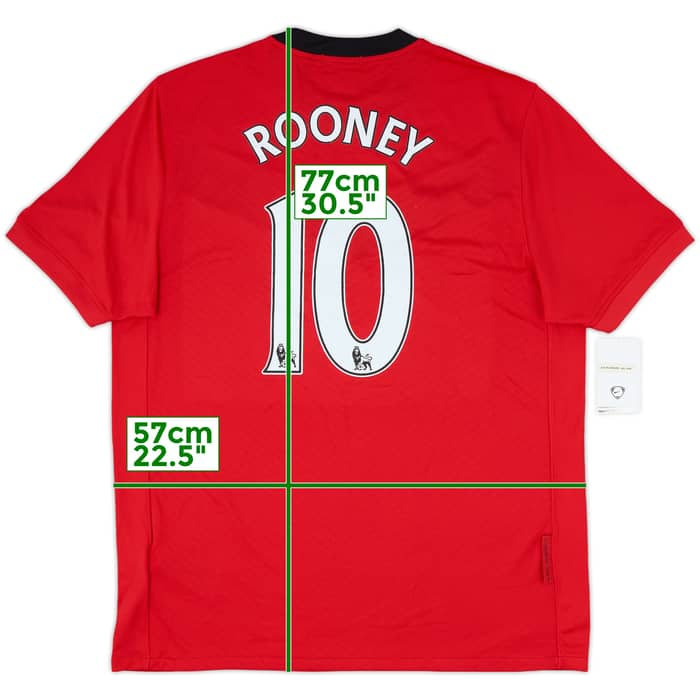 2009-10 Manchester United Home Shirt Rooney #10 (L)