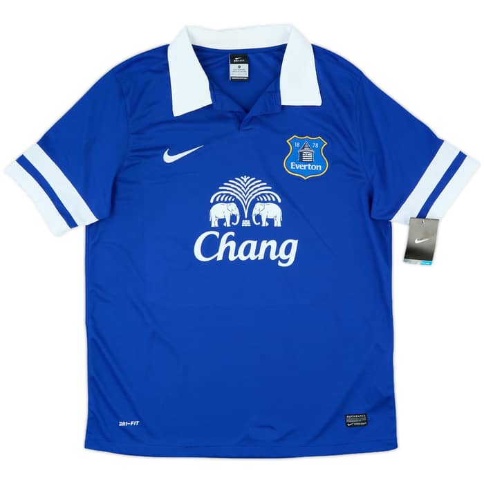 2013-14 Everton Home Shirt Baines #3 (XL)