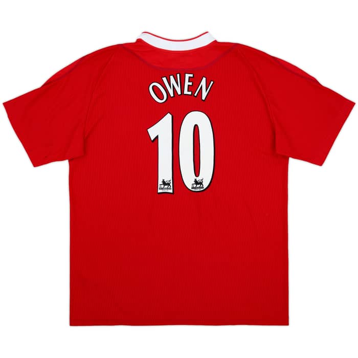 2002-04 Liverpool Home Shirt Owen #10 (L)