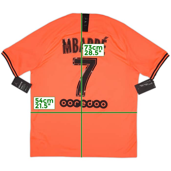 2019-20 Paris Saint-Germain Away Shirt Mbappe #7 (L)