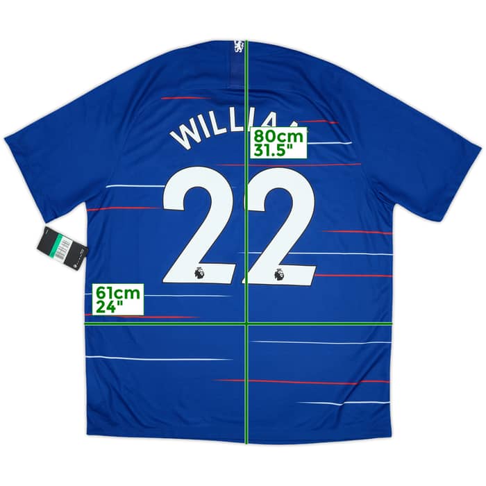 2018-19 Chelsea Home Shirt Willian #22 (XL)
