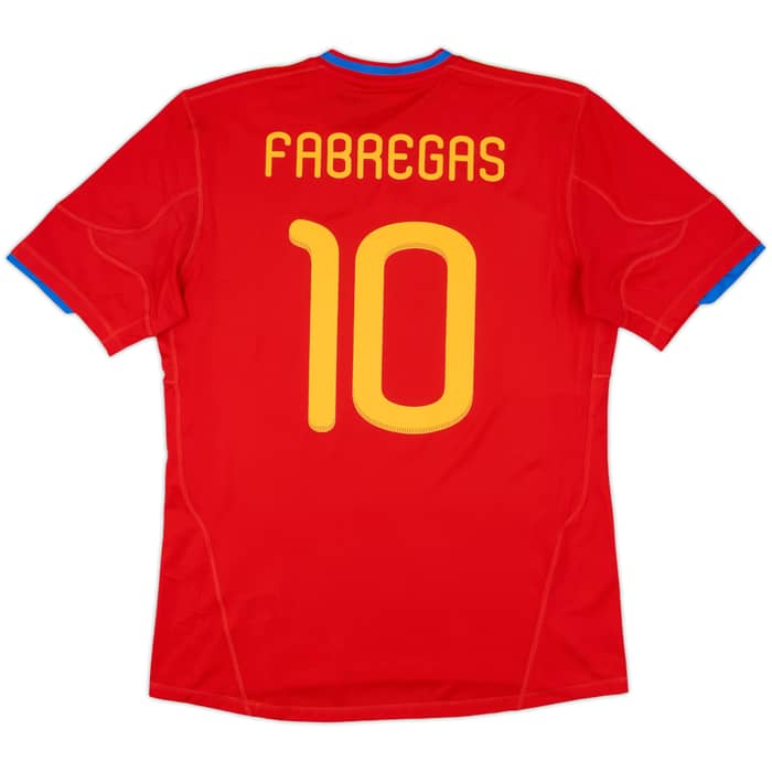 2009-10 Spain Home Shirt Fabregas #10 (L)