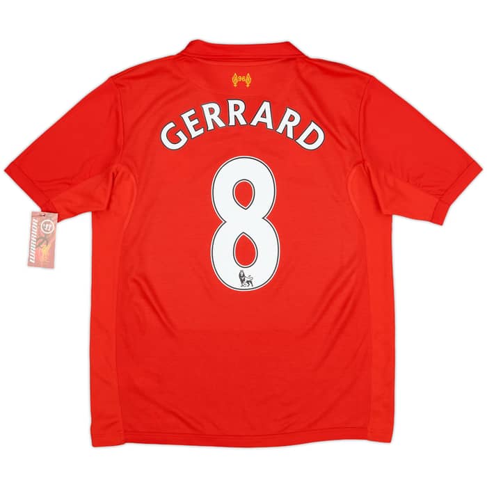 2012-13 Liverpool Home Shirt Gerrard #8 (L)