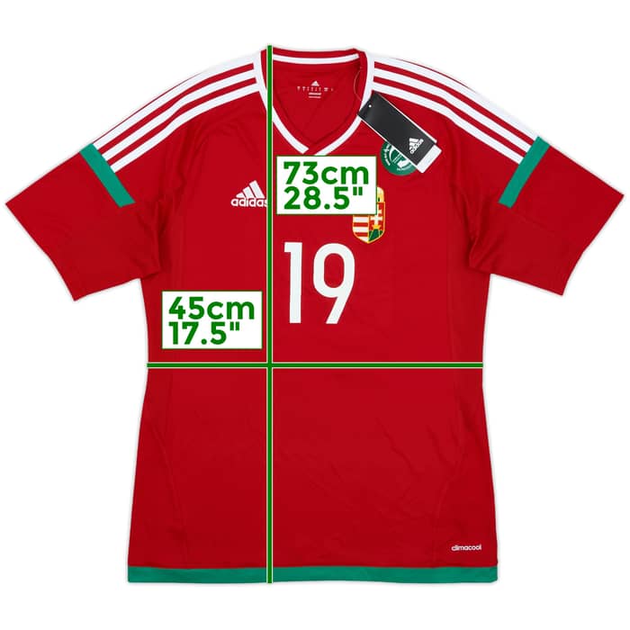 2016-18 Hungary Home Shirt #16 (S)