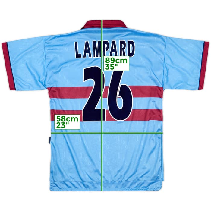 1995-97 West Ham Centenary Away Shirt Lampard #26 (M)