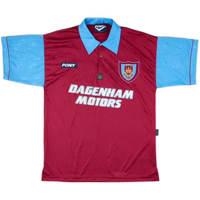 1995-97 West Ham Centenary Home Shirt Lampard #26 - 9/10 - (M)