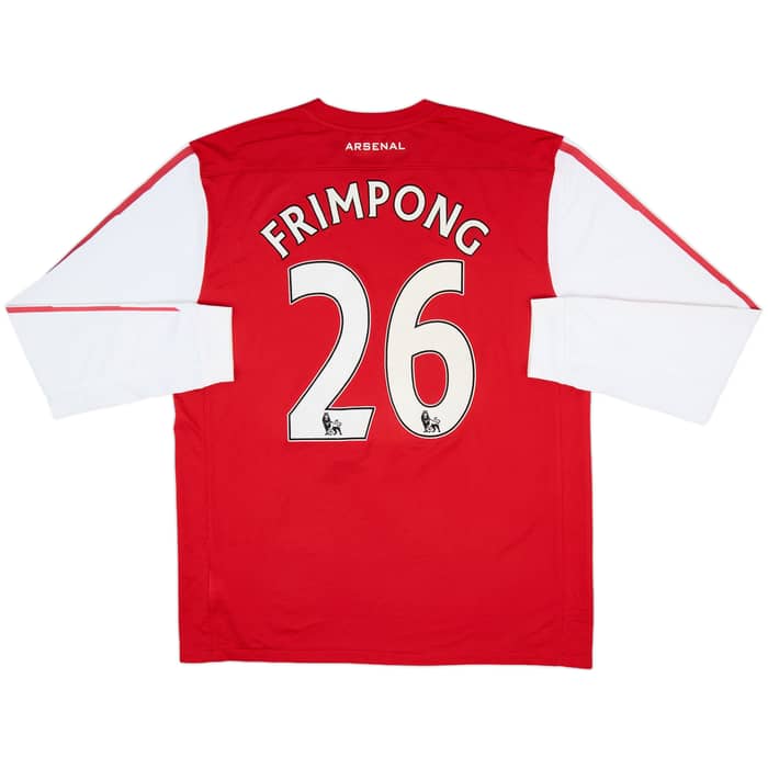 2011-12 Arsenal Home L/S Shirt Frimpong #26 - 9/10 - (XL)