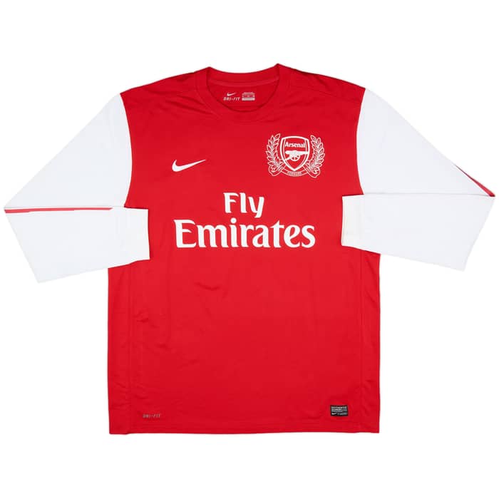 2011-12 Arsenal Home L/S Shirt Frimpong #26 - 9/10 - (XL)