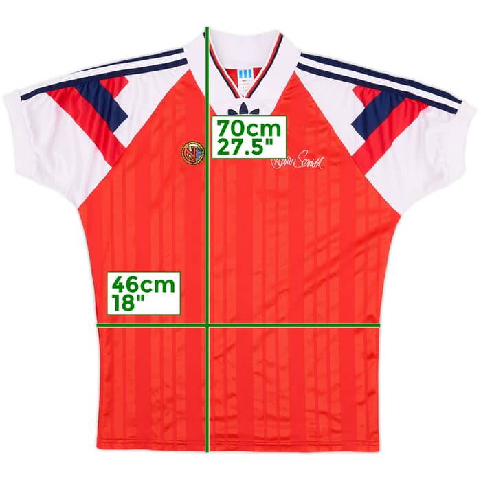1992-94 Norway 'Goran Sørloth' Home Shirt #10 - 6/10 - (S)