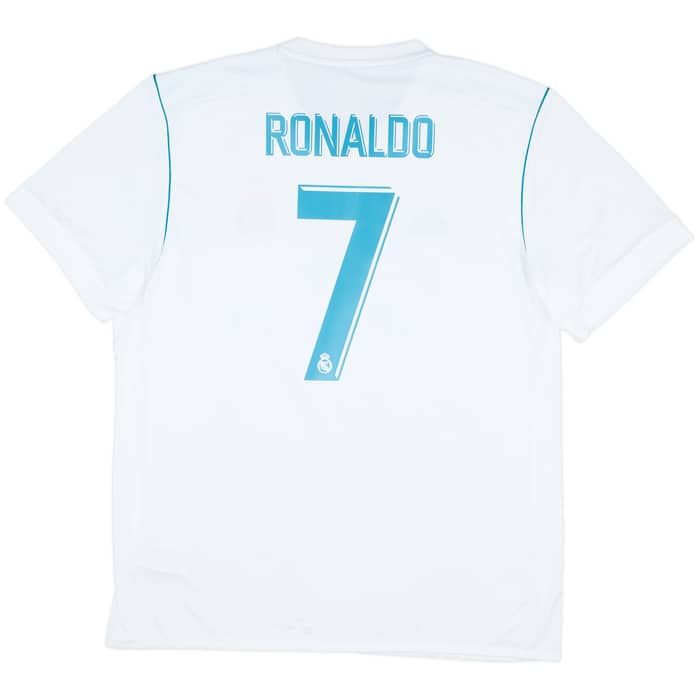 2017-18 Real Madrid Home Shirt Ronaldo #7 (XL)