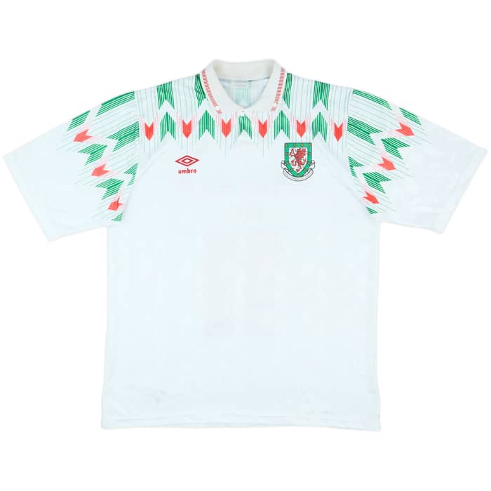 1990-92 Wales Away Shirt #11 - 7/10 - (XL)